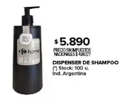 Carrefour Dispenser de shampoo oferta