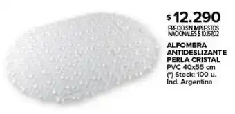 Carrefour Alfombra antideslizante perla cristal pvc oferta