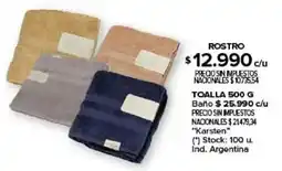 Carrefour Karsten toalla baño oferta