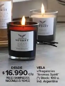 Carrefour Aromas spirit vela v/fragancias oferta