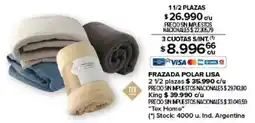 Carrefour Tex home frazada polar lisa oferta