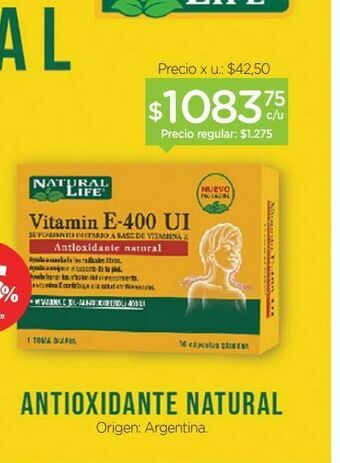 Farmacity Suplemento dietario vitamina e-400 x 30 capsulas oferta