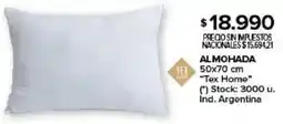 Carrefour Tex home almohada oferta