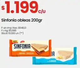 Changomas Sinfonía obleas oferta