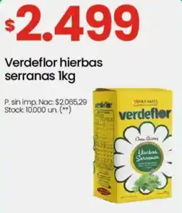 Changomas Verdeflor hierbas serranas oferta