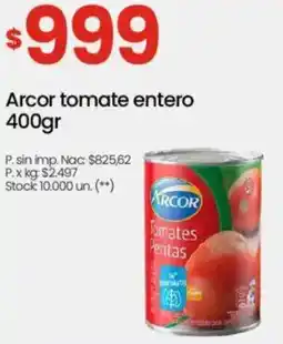 Changomas Arcor tomate entero oferta