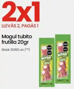 Changomas Mogul tubito frutilla oferta