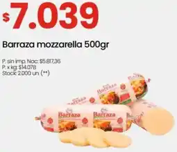 Changomas Barraza mozzarella oferta