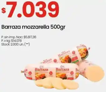 Changomas Barraza mozzarella oferta
