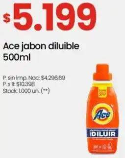 Changomas Ace jabon diluible oferta