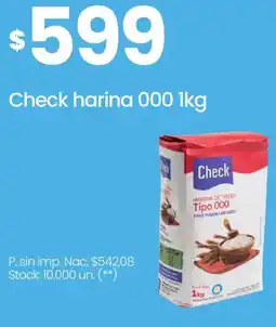 Changomas Check harina 000 oferta