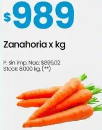 Changomas Zanahoria oferta