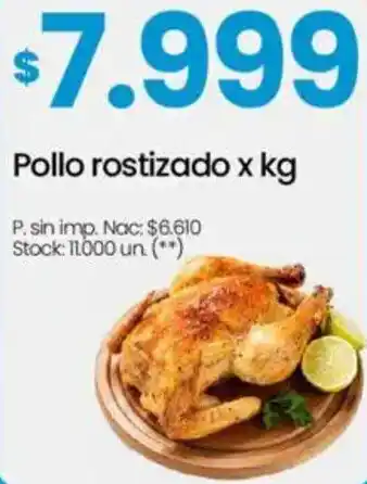Changomas Pollo rostizado oferta