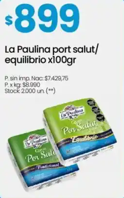 Changomas La paulina port salut/ equilibrio oferta