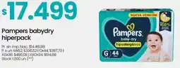 Changomas Pampers babydry hiperpack oferta