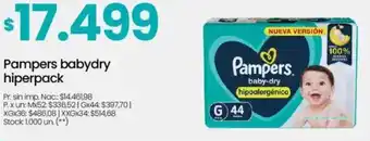 Changomas Pampers babydry hiperpack oferta