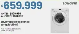 Changomas Longvie lavarropas blanco oferta