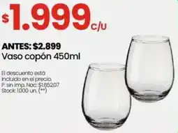 Changomas Vaso copón oferta