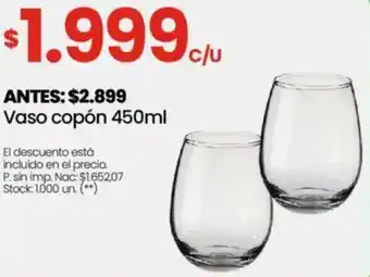 Changomas Vaso copón oferta