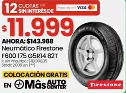 Changomas Neumático firestone oferta