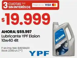 Changomas Elaion lubricante ypf oferta