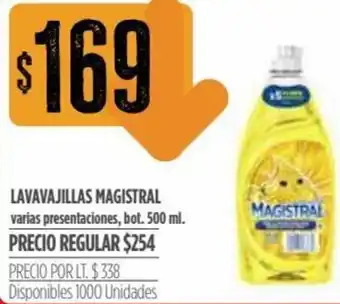 Supermercados Vea Lavavajillas Magistral 500 ml. oferta