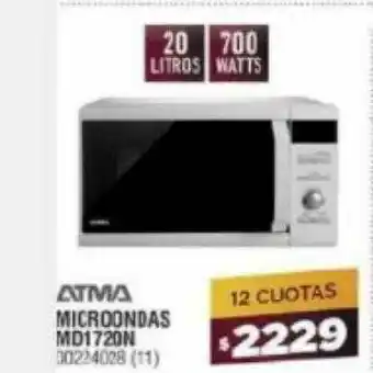 Bringeri Atma Microondas Md1720n oferta