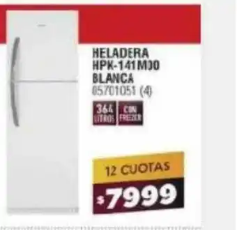 Bringeri Heladera Hpk-141m00 Blanca oferta