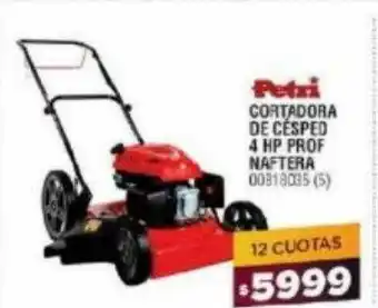 Bringeri Petri Cortadora De Césped 4 Hp Prof Naftera oferta