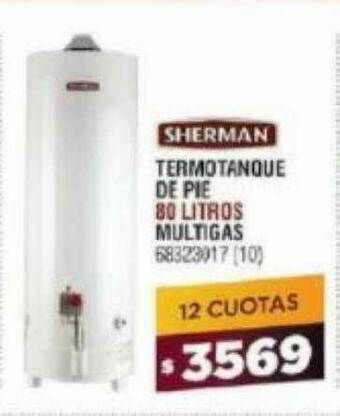 Bringeri Sherman Termotanque De Pie oferta