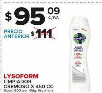 Carrefour Maxi Lysoform Limpiador Cremoso oferta