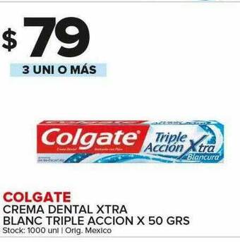 Carrefour Maxi Colgate Crema Dental Xtra Blanc Triple Accion oferta