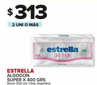 Carrefour Maxi Estrella Algodon Super oferta