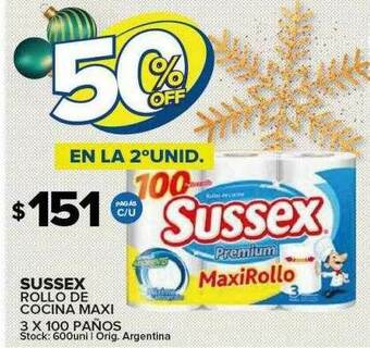 Carrefour Maxi Sussex Rollo De Cocina Maxi oferta