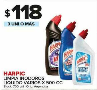 Carrefour Maxi Harpic Limpia Inodoros Liquido Varios oferta