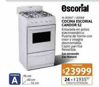 Cetrogar Cocina Escorial Candor S2 oferta
