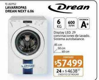 Cetrogar Lavarropas Drean Next 6.06 oferta