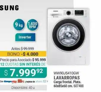 Cooperativa Obrera Ww90j5410gw Lavarropas Samsung oferta