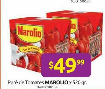 Cordiez Puré De Tomates Marolio oferta
