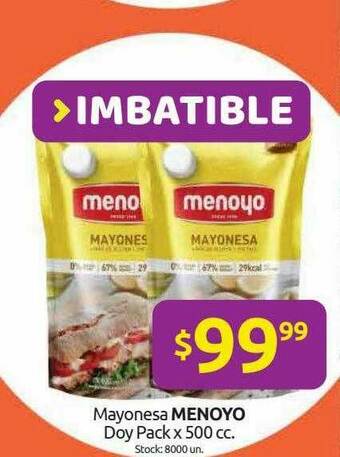 Cordiez Mayonesa Menoyo Doy Pack oferta