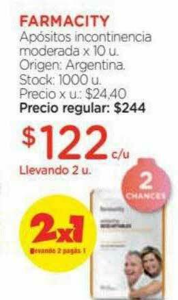 Farmacity Farmacity Apósitos Incontinencia Moderada oferta