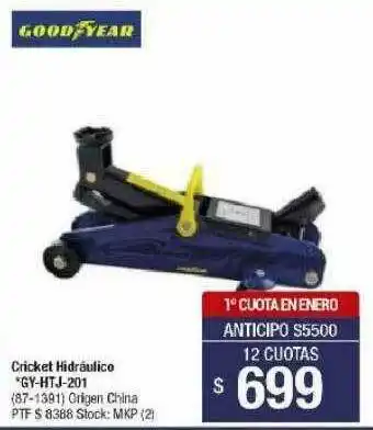 Cricket Hidráulico Gy-htj-201 Good Year