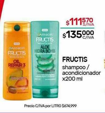 Nini Mayorista Fructis Shampoo Acondicionador oferta