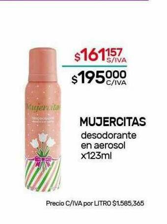 Nini Mayorista Mujercitas Desodorante En Aerosol oferta