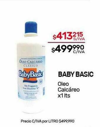 Nini Mayorista Baby Basic Oleo Calcáreo oferta