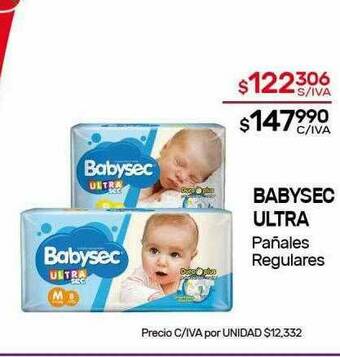 Nini Mayorista Babysec Ultra Pañales Regulares oferta