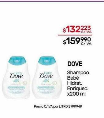 Nini Mayorista Dove Shampoo Bebé Hidrat. Enriquec oferta