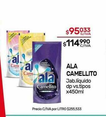 Nini Mayorista Ala Camellito Jab.líquido Dp Vs.tipos oferta
