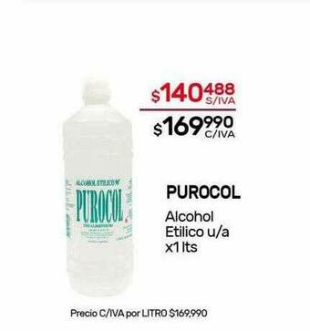 Purocol Alcohol Etilico