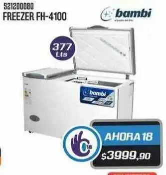 Pacman Freezer Fh-4100 Bambi oferta